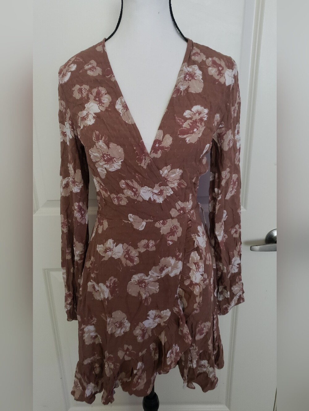 Altar'd State Floral Print Mini Dress